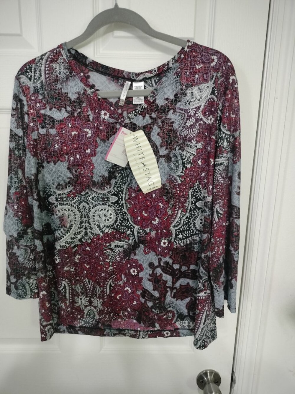 White Stag women's paisley shirt